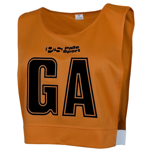 Netball - Lightweight Pro Netball Bibs - Sets of 7 - Available Sizes: Small, Medium & Large – Colour: Orange