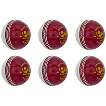 Load image into Gallery viewer, Cricket Ball - Coaching Ball - 5.5oz - Red/White - Box of 6