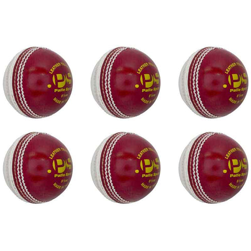 Cricket Ball - Coaching Ball - 5.5oz - Red/White - Box of 6