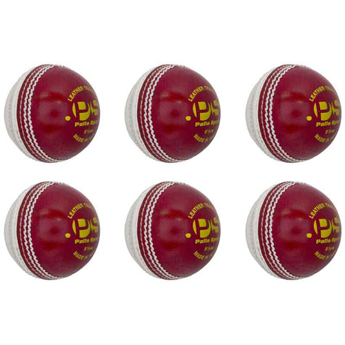 Cricket Ball - Coaching Ball - 5.5oz - Red/White - Box of 6