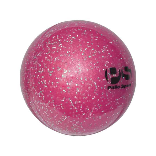 Glitter Hockey Ball Pink