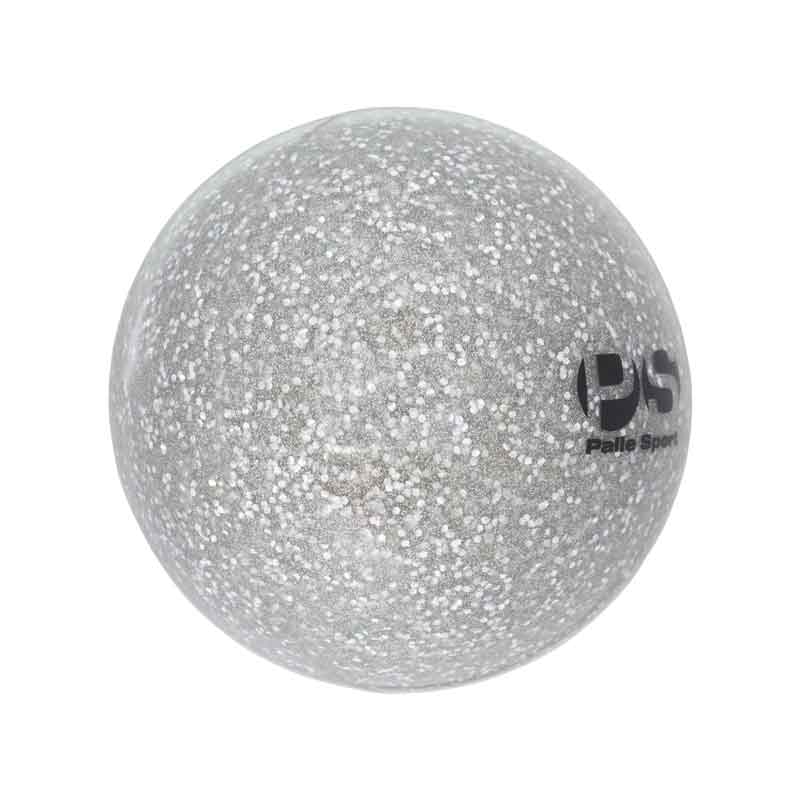 Glitter Hockey Ball Silver