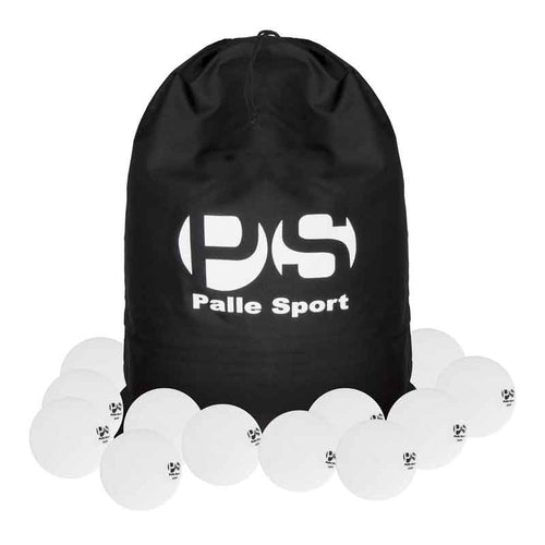 Jupiter Smooth Hockey Match Ball White 12 ball bundle Bag