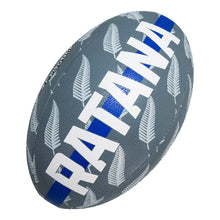 Load image into Gallery viewer, Rugby - The Matt Ratana Rugby Foundation Official Rugby Ball – Available in Sizes: 5 – Colour: Grey