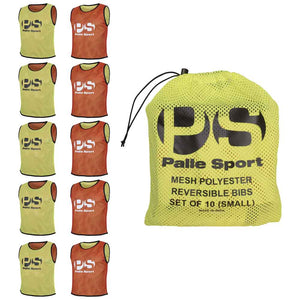 Reversible Training Bibs Yellow Red Bundle